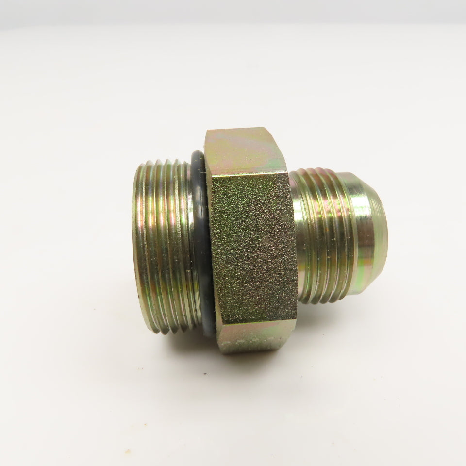 Parker 16-20 F50X-S 1-5/8-12 SAE ORB Male x 1" JIC Male Adapter Lot Of 2