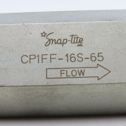 Snap Tite CP1FF-16S-65 Inline Hydraulic Check Valve 1-5/16"-12 5000 PSI