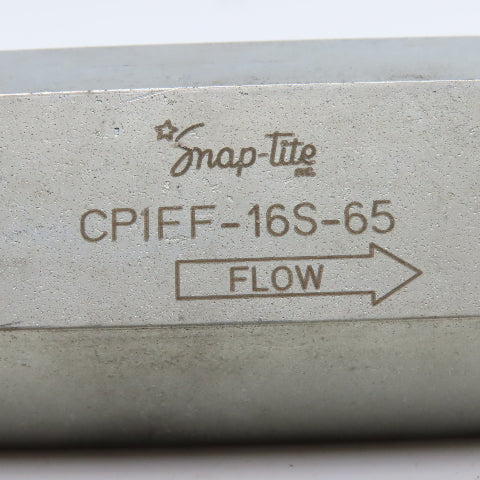 Snap Tite CP1FF-16S-65 Inline Hydraulic Check Valve 1-5/16"-12 5000 PSI