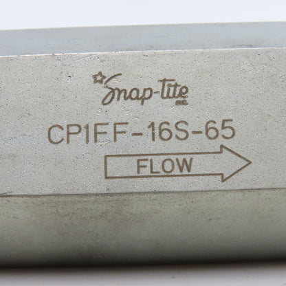 Snap Tite CP1FF-16S-65 Inline Hydraulic Check Valve 1-5/16"-12 5000 PSI