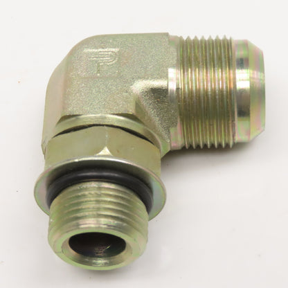 Parker 16-12 C50X-5 3/4" Male JIC Flare x 1-5/16-12 SAE ORB Hydraulic Elbow 90°