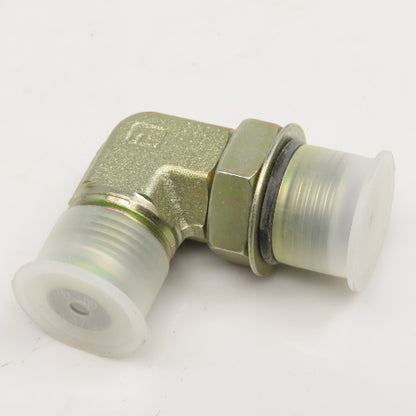 Parker 12 C50X-5 5/8" Male JIC Flare x 1-1/16-12 SAE ORB Hydraulic Elbow 90°