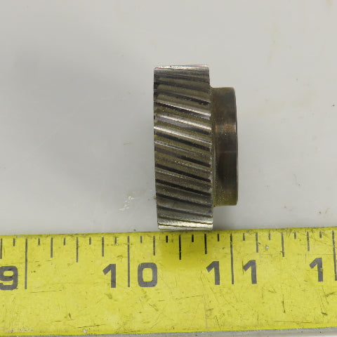 1-1/2" OD Left Hand 20-? Helical Pinion Gear 34 Teeth 11/16" Bore