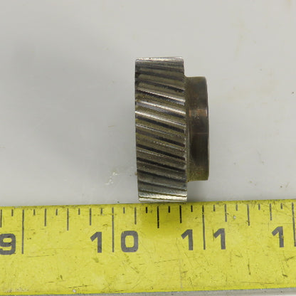 1-1/2" OD Left Hand 20-? Helical Pinion Gear 34 Teeth 11/16" Bore