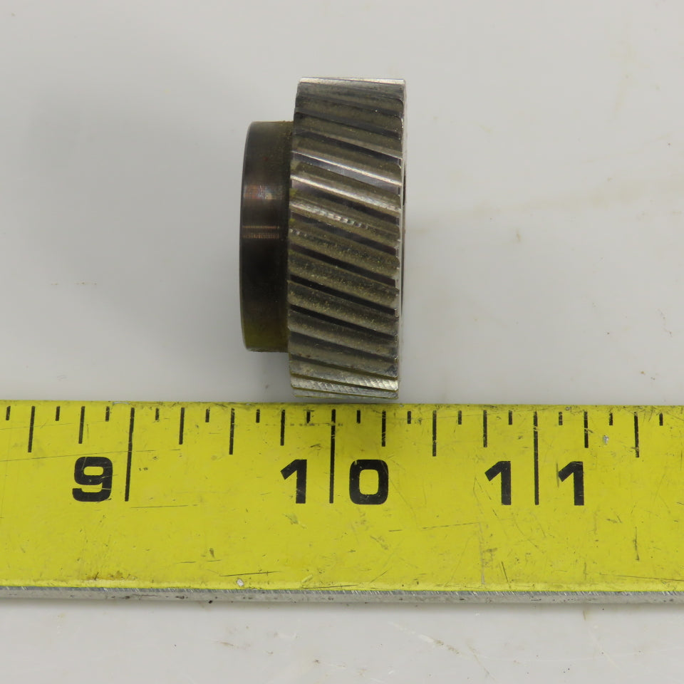 1-1/2" OD Left Hand 20-? Helical Pinion Gear 34 Teeth 11/16" Bore