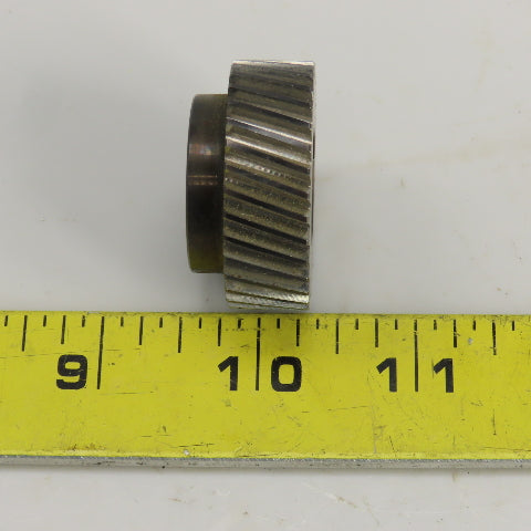 1-1/2" OD Left Hand 20-? Helical Pinion Gear 34 Teeth 11/16" Bore