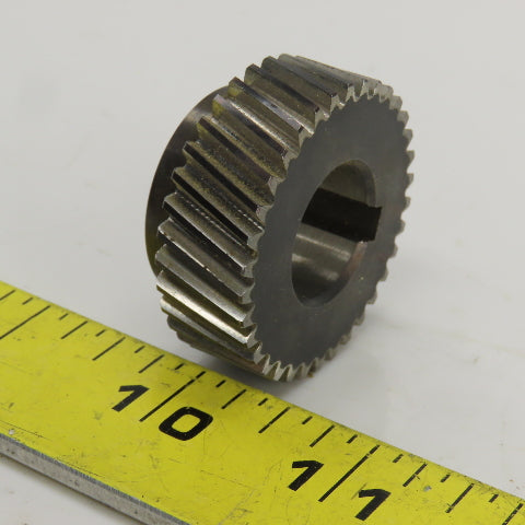 1-1/2" OD Left Hand 20-? Helical Pinion Gear 34 Teeth 11/16" Bore