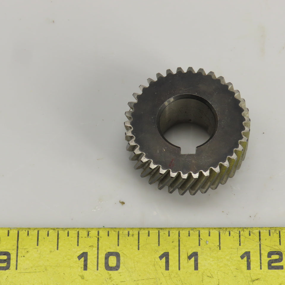 1-1/2" OD Left Hand 20-? Helical Pinion Gear 34 Teeth 11/16" Bore