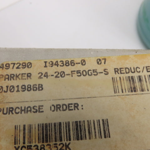 Parker 24-20 F50G5-S 1-7/8-12 Male SAE ORB x 1-5/8-12 Female SAE ORB Adaptor