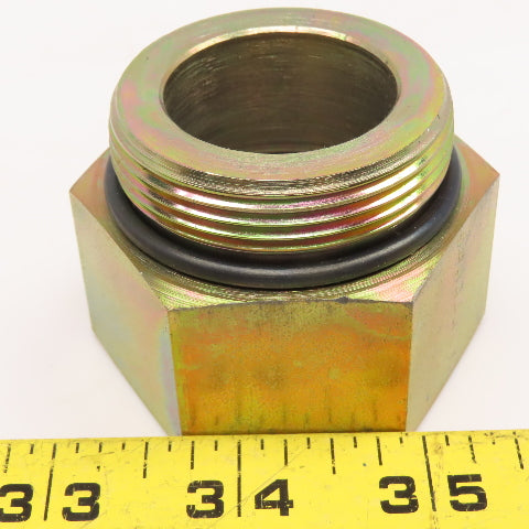 Parker 24-20 F50G5-S 1-7/8-12 Male SAE ORB x 1-5/8-12 Female SAE ORB Adaptor