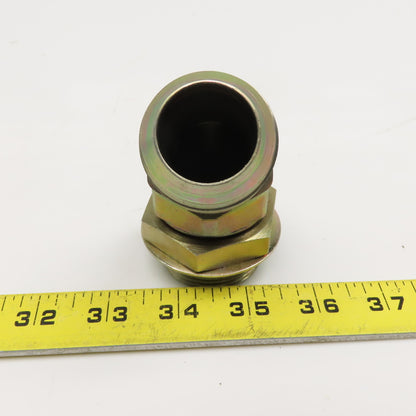 Parker 20 V50X-S 1-1/4" Male JIC Flare x 1-5/8"-12 Male SAE ORB 45° Elbow