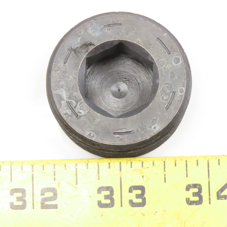 1-1/4" NPT Hex Socket Oil Plug Steel