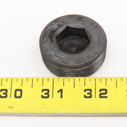 1-1/4" NPT Hex Socket Oil Plug Steel