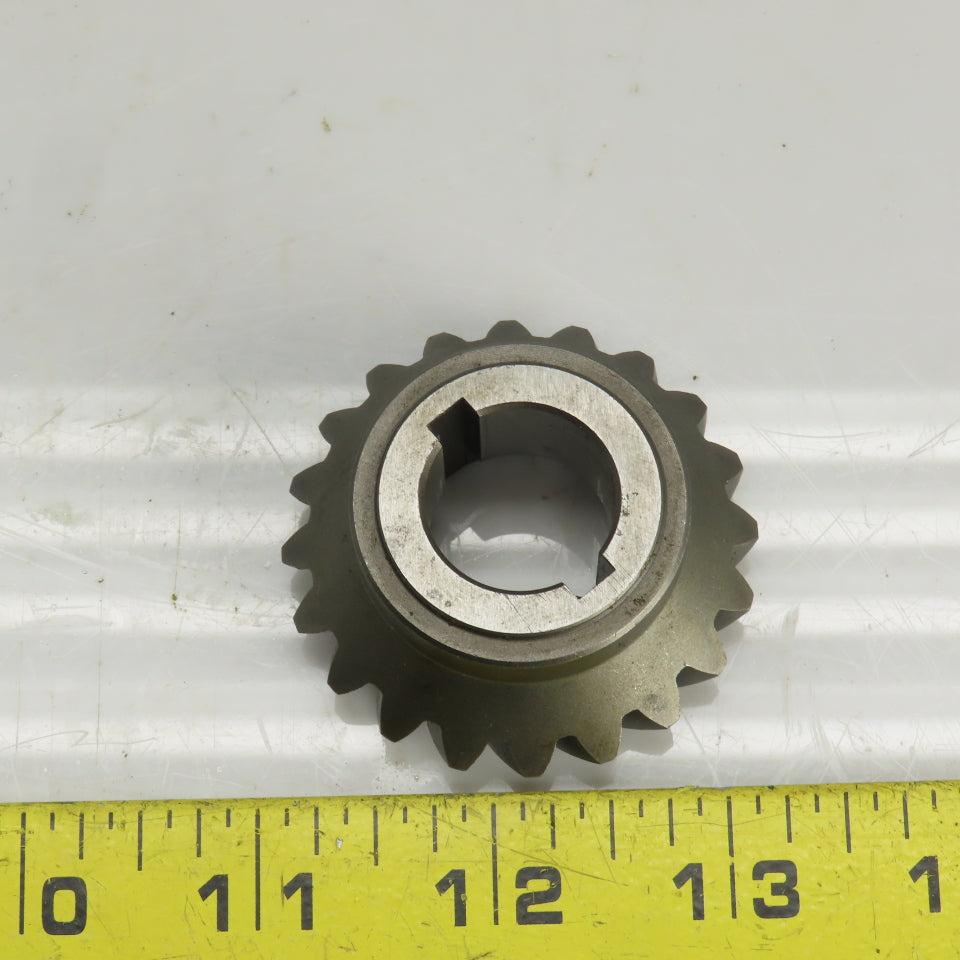 45° Right Hand Spiral Bevel Gear 20 Teeth 20mm Bore 52mm OD 23mm OAL