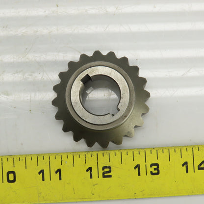 45° Right Hand Spiral Bevel Gear 20 Teeth 20mm Bore 52mm OD 23mm OAL