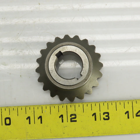 45° Right Hand Spiral Bevel Gear 20 Teeth 20mm Bore 52mm OD 23mm OAL
