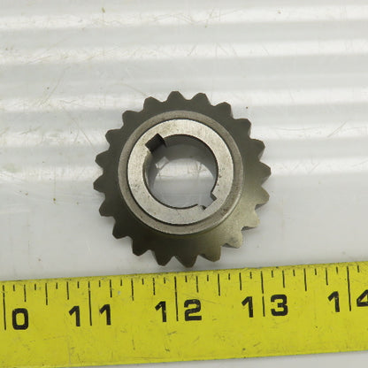 45° Right Hand Spiral Bevel Gear 20 Teeth 20mm Bore 52mm OD 23mm OAL