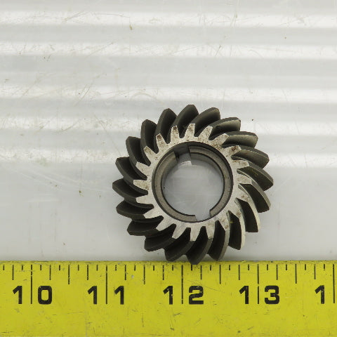 45° Right Hand Spiral Bevel Gear 20 Teeth 20mm Bore 52mm OD 23mm OAL
