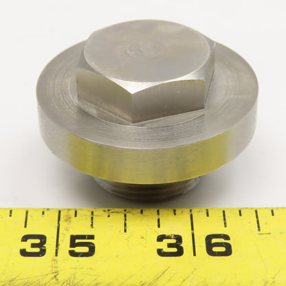M22-1.5 Metric Oil Pan Plug Wide Shoulder Stainless Steel 25mm Hex Drive