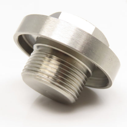 M22-1.5 Metric Oil Pan Plug Wide Shoulder Stainless Steel 25mm Hex Drive