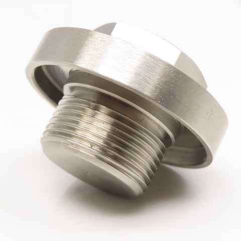 M22-1.5 Metric Oil Pan Plug Wide Shoulder Stainless Steel 25mm Hex Drive