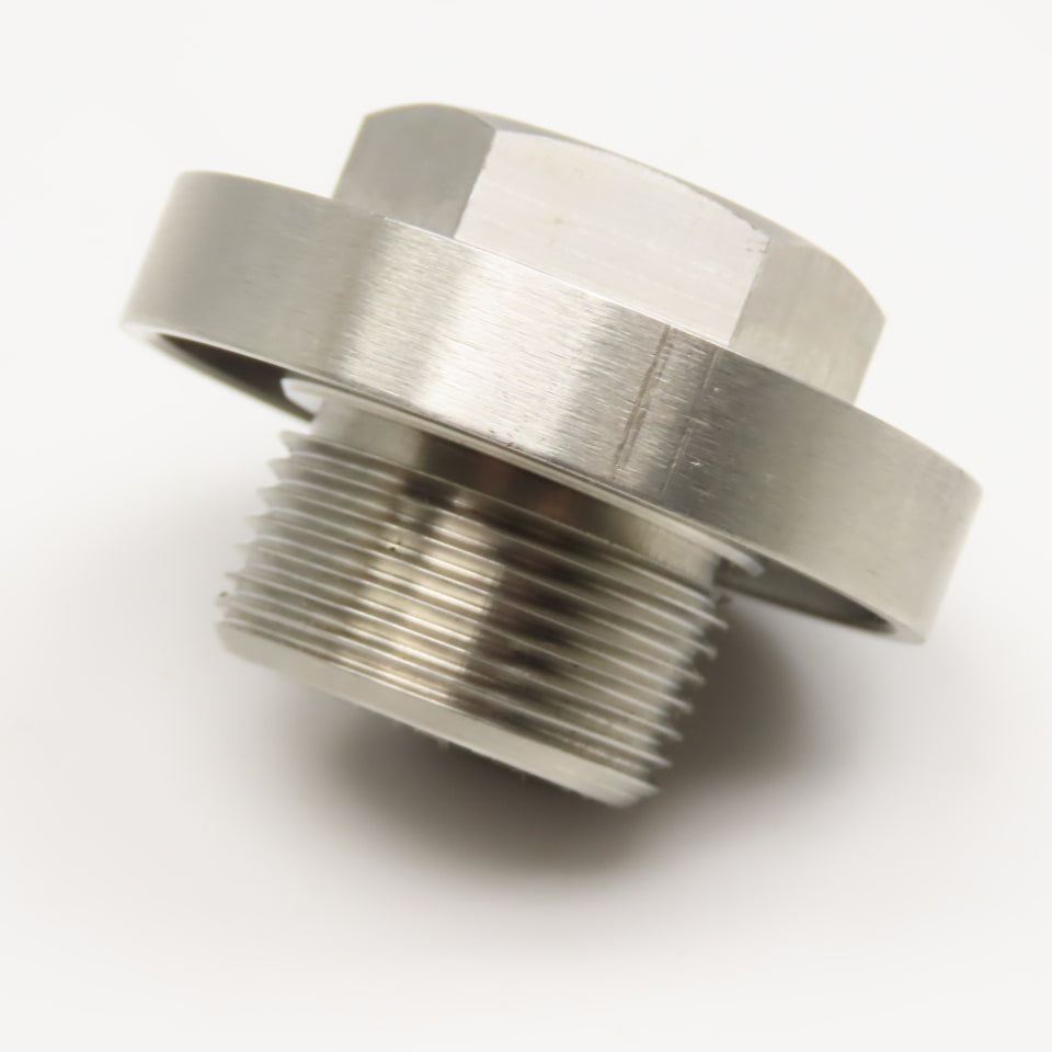M22-1.5 Metric Oil Pan Plug Wide Shoulder Stainless Steel 25mm Hex Drive