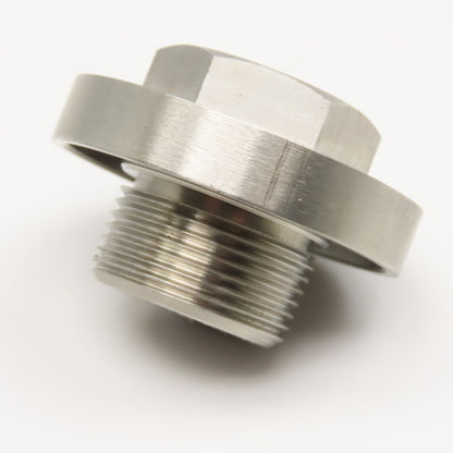 M22-1.5 Metric Oil Pan Plug Wide Shoulder Stainless Steel 25mm Hex Drive