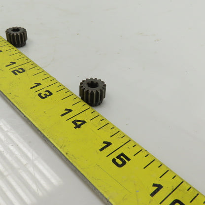 20-? Metal Spline Gear 16 Teeth 1/2" OD 3/8" OAL 6 Spline 7/32" Bore Lot Of 2