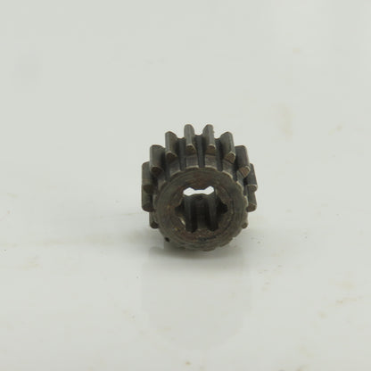20-? Metal Spline Gear 16 Teeth 1/2" OD 3/8" OAL 6 Spline 7/32" Bore Lot Of 2