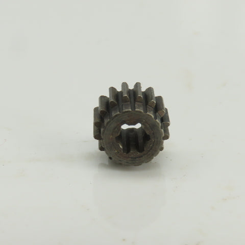 20-? Metal Spline Gear 16 Teeth 1/2" OD 3/8" OAL 6 Spline 7/32" Bore Lot Of 2