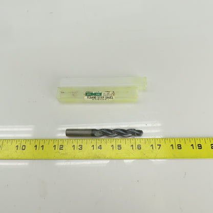 Siem Tool TL6490 130° Solid Carbide Step Drill 10mm Cut Diam 3 Flute 102mm OAL