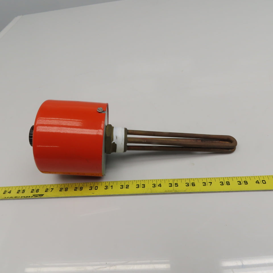Tempco TSP02082 120V 1500W Immersion Heater W/ Thermostat  8" Deep 1-1/4" NPT