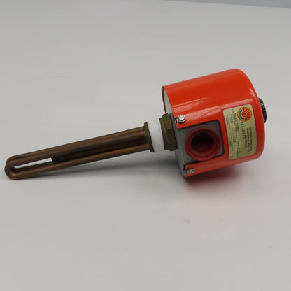 Tempco TSP02082 120V 1500W Immersion Heater W/ Thermostat  8" Deep 1-1/4" NPT