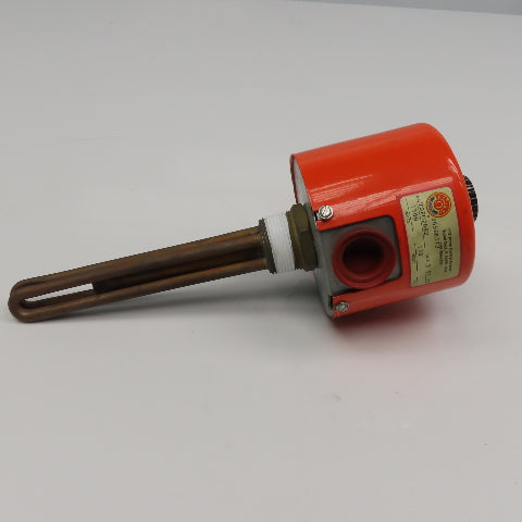 Tempco TSP02082 120V 1500W Immersion Heater W/ Thermostat  8" Deep 1-1/4" NPT