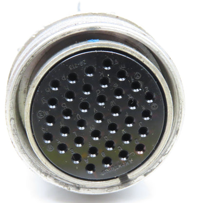 Amphenol 3057-16A 29-21S 37 Position Solder Cup Female Circular Connector