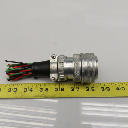 Amphenol 3057-16A 29-21S 37 Position Solder Cup Female Circular Connector