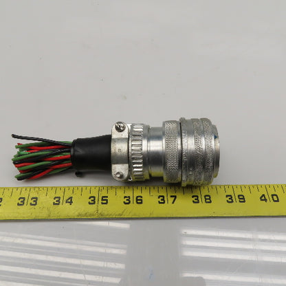 Amphenol 3057-16A 29-21S 37 Position Solder Cup Female Circular Connector