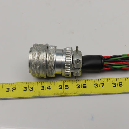 Amphenol 3057-16A 29-21S 37 Position Solder Cup Female Circular Connector