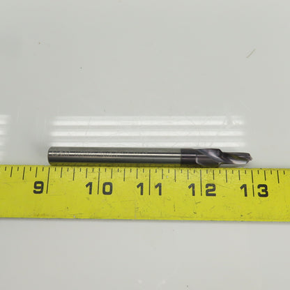 Garr TL-6490 118° Solid Carbide Subland Step Drill 3/8" Cut Diam 2 Flute 4" OAL