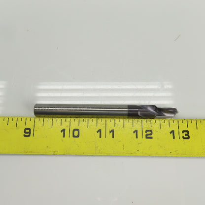 Garr TL-6490 118° Solid Carbide Subland Step Drill 3/8" Cut Diam 2 Flute 4" OAL