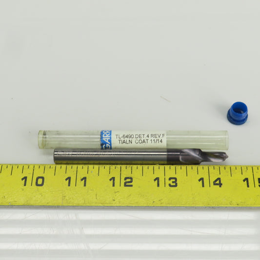 Garr TL-6490 118° Solid Carbide Subland Step Drill 3/8" Cut Diam 2 Flute 4" OAL