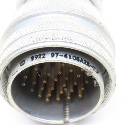 Amphenol 3057-16A 28-21P 37 Position Male Pin Circular Connector