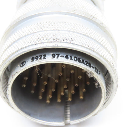 Amphenol 3057-16A 28-21P 37 Position Male Pin Circular Connector