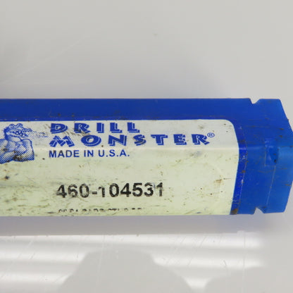 Drill Monster 460-104531 140° Solid Carbide Screw Machine Drill 29/64" Cut Diam