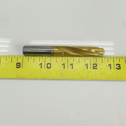 140° Solid Carbide Drill Bit 29/64" Cut Diam 2-15/64" Cut Length TiN Coated