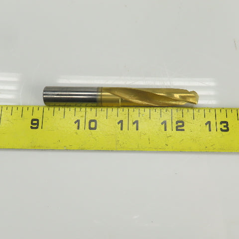 140° Solid Carbide Drill Bit 29/64" Cut Diam 2-15/64" Cut Length TiN Coated