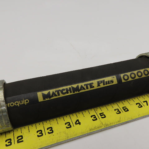 Aeroquip 1" (-16) JIC Flare Female Swivel Hydraulic Hose Assembly 12-7/16" OAL