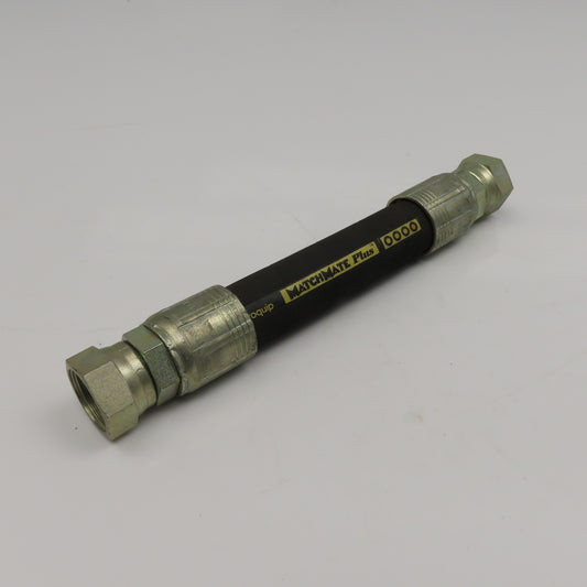 Aeroquip 1" (-16) JIC Flare Female Swivel Hydraulic Hose Assembly 12-7/16" OAL