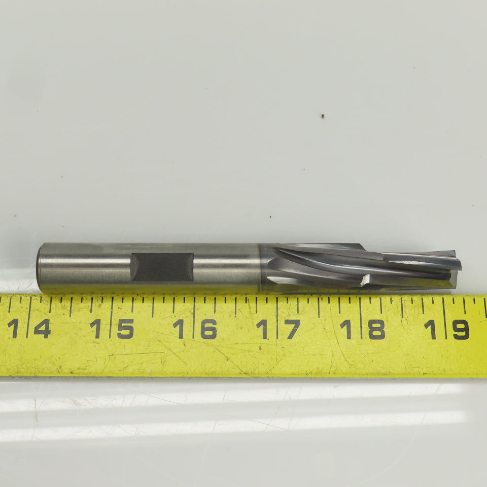 Little Rock 1/2" x 5/8" 2 Step 3 Flute Carbide Tipped End Mill 5" OAL 2-1/4" LOC