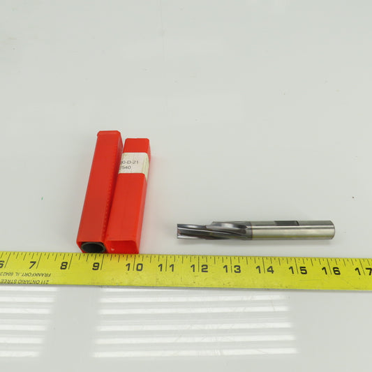 Little Rock 1/2" x 5/8" 2 Step 3 Flute Carbide Tipped End Mill 5" OAL 2-1/4" LOC